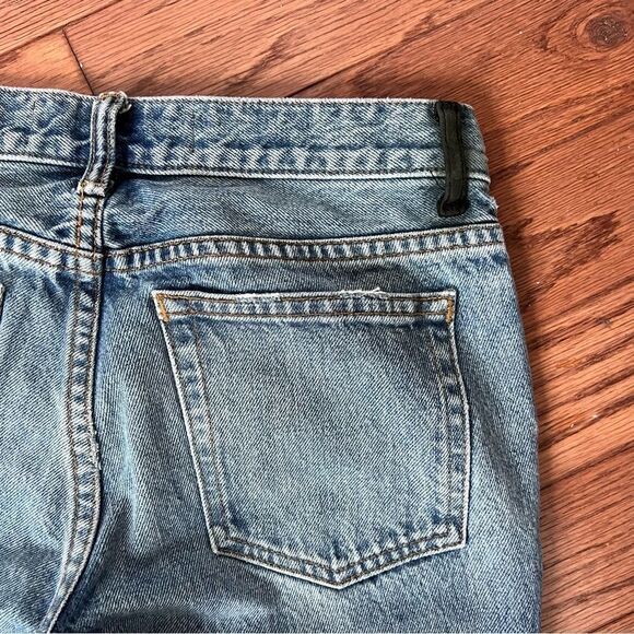 Denim X Alexander Wang Trap Bootcut Cropped Light Indego Aged Wash Jeans 26 - Picture 6 of 6